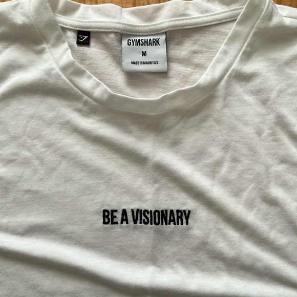 Gymshark White Crop - Picture 2 of 3